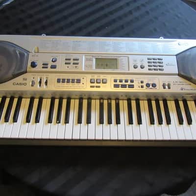 Vintage Casio LK-90TV Keyboard: Key Lighting System, Microphone & AC Adapter1990s