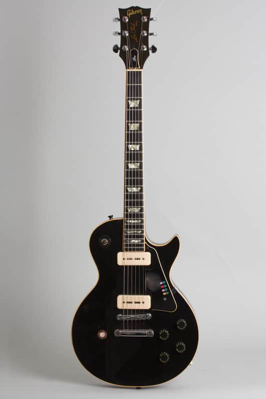 Gibson  Les Paul Pro Deluxe Solid Body Electric Guitar (1977), ser. #06113357, original molded black plastic hard shell case. image 1