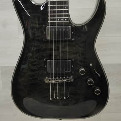 Used Schecter Hellraiser Hybrid C-1 Electric Guitar Black image 4