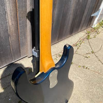 Vintage 1965 Mosrite Ventures Model Vibramute Ink Blue image 16
