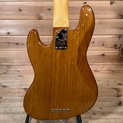 Fender American Professional II Jazz V Bass - Roasted Pine image 4