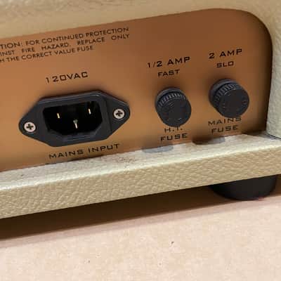 Suhr Badger 30 30-Watt Guitar Amp Head Vintage Cream image 16