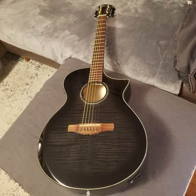 IBANEZ AEWC400-TKS | Full Flame Maple top sides and back | Concert Cutaway | OM [slimline depth] image 4