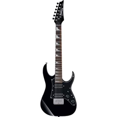 Ibanez GRGM21BKN GIO RG miKro Guitar - Black Night image 1