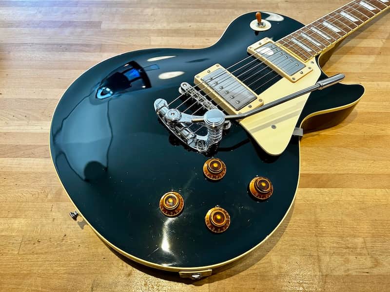 Tokai LS129 BB 2018 - Basic Black + Duesenberg LP Trem image 1