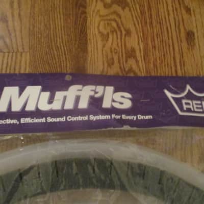 Remo (2) Muffl's 22 Inch Bass Drum Muffling Rings, For Drum Tone Control - In Packaging Never Used! image 2