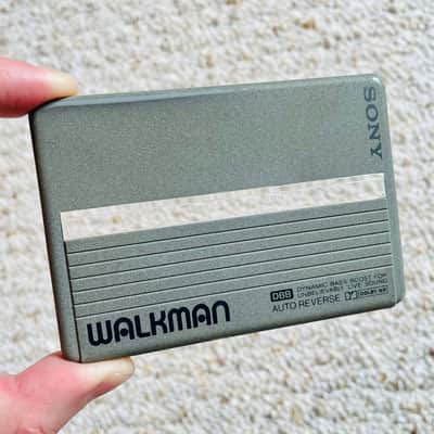 Front Panel for Sony WM-503 Walkman Cassette Player, Grey Looking ! Super Rare ! image 1