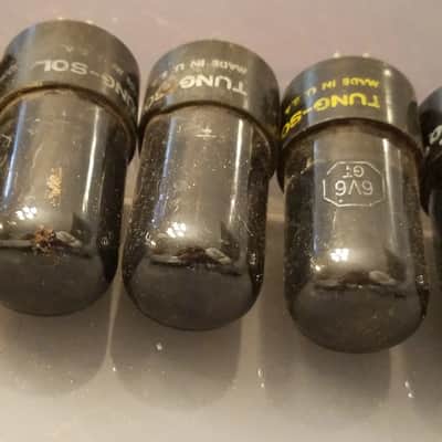 Sylvania etc. ONE (1) 6V6GT Beam Power tNOS AT1000 TESTED Vacuum Tubes greyglass 6V6 Audio 1943-1958 image 4