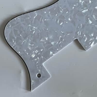 New Fits Epiphone Dot Style Guitar pickguard,4 Ply White Pearl image 5