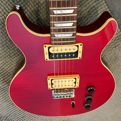 1984 Hamer USA Sunburst Trans Cherry w/ HSC image 2