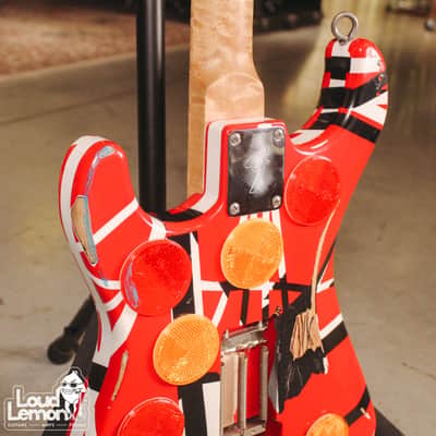 Van Halen  Frankenstrat Replica w/flight case image 8