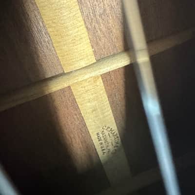 Martin Style 51 Mahogany Baritone Ukulele 1960s - Natural image 13