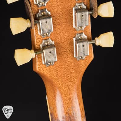 2021 - Gibson Custom Shop Made 2 Measure Murphy Lab '59 Les Paul Standard Murphy Painted Ultra Heavy Aged Orange Lemon Fade image 8