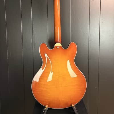 Eastman Guitars T486-GB Thinline Semi-hollowbody Electric Guitar, Goldburst 819 image 13
