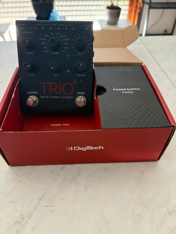 DigiTech TRIO Plus Band Creator + Looper 2010s - Black image 1