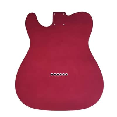 Telecaster body Metallic Red and double binding, Alder image 4