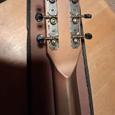 Richter The Plainsman 1/2 size cowboy guitar 1939 - Gold NECK HAS BEEN RESET image 5