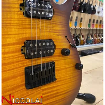 Ibanez RGA42FMDEF Dragon Eye Burst Flat image 8