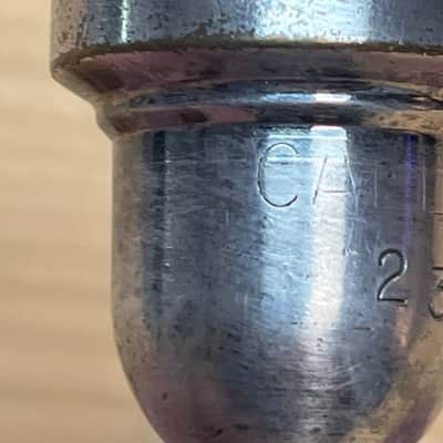Jerome Callet Number 5 Trumpet mouthpiece Vintage - Silver image 4