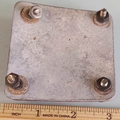 Slingerland Diamond Mount Ride Tom Shell/Bass Drum Rail Nickel 50s US Radio King image 2