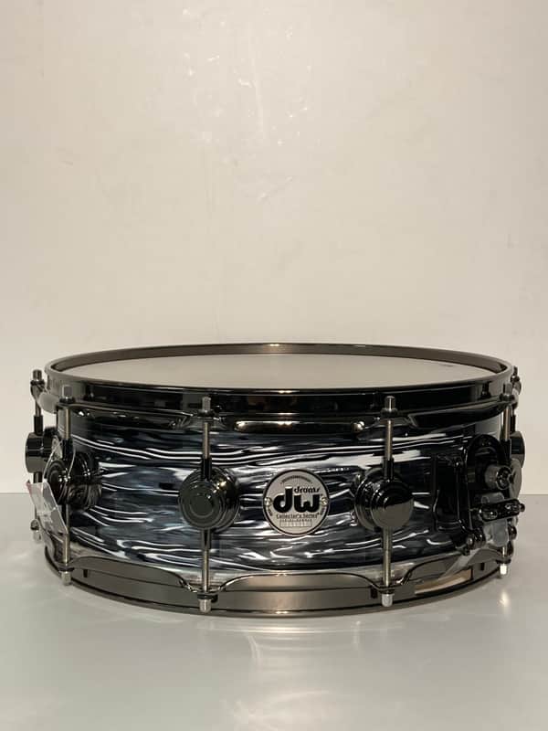 DW Snare 14"x5" FP-Black Oyster Blk Ni HW image 1
