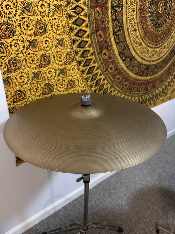 Zildjian 22" A. Zildjian Hollow Logo Ping Ride Cymbal 1978 - 1982 - Traditional image 1