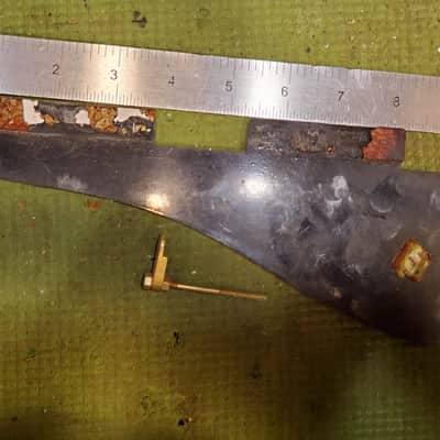 Vintage 50's Gibson ES-300 Hollow Body PICKGUARD w. Gold Bracket 2 P-90 Version image 2