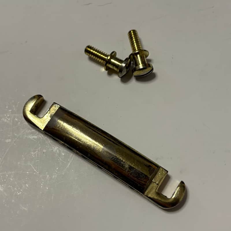 Series 10 Vintage 90s Les Paul Copy Gold natural Aged Bridge Stop Tail Piece image 1