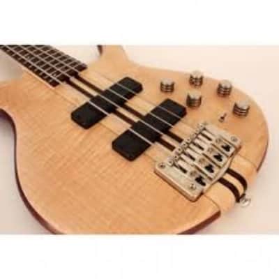 Cort Artisan A4 Plus Neck-Through Electric Bass, Open Pore Natural image 7