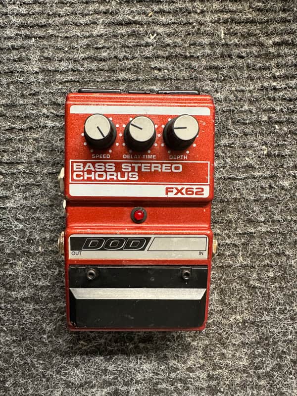 DOD Bass Stereo Chorus FX62 1987 - 1996 - Red image 1