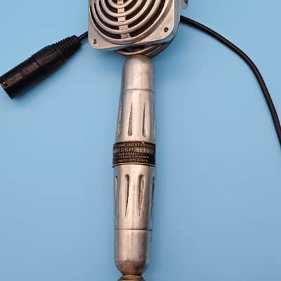 ☆Rare 1940s French SEM RJ1 Dynamic Microphone - Paris France Collectors Vintage Movie Prop Mic image 9