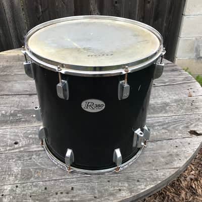 Rogers 16x16 R-380 Floor Tom (MIJ) 80’s - Black gloss wrap image 3