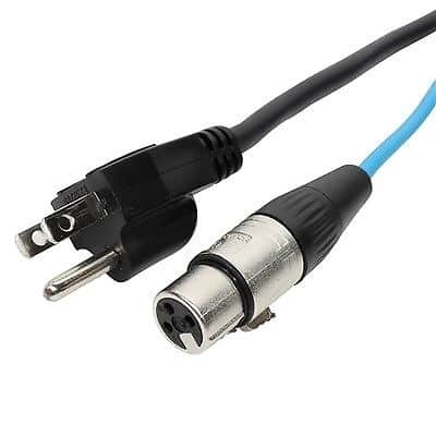 Elite Core 25' Powered Speaker Snake Cable XLR and 3 prong AC image 3