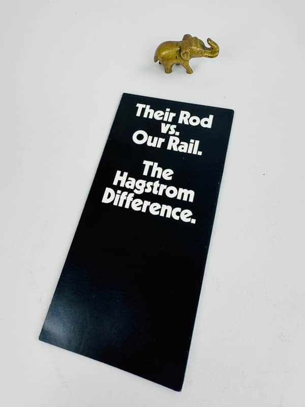 Hagstrom 'Their Rod vs. Our Rail' Mini-Foldout 1975
