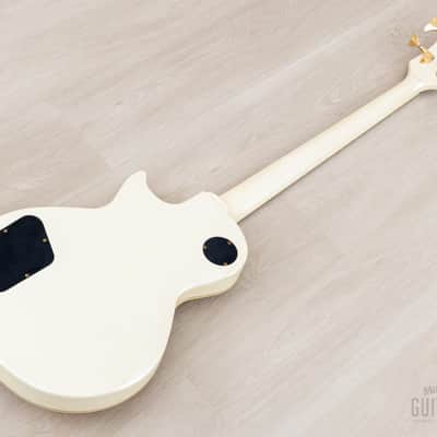 2002 Greco LGB-90 Full Scale LP Custom Bass Pearl White, Japan Fujigen image 14