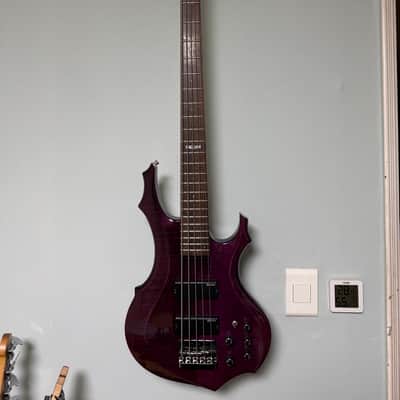 ESP Edwards E-T-170BD Fiesta Red Tetsuya Bardic Bass - L'arc en
