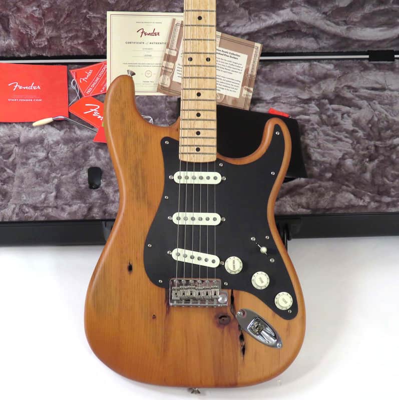 2017 Fender Limited Edition Exotic Collection Vintage ’59 Pine Stratocaster - 100 Year Old Pine Body - Original Case COA and Paperwork image 1