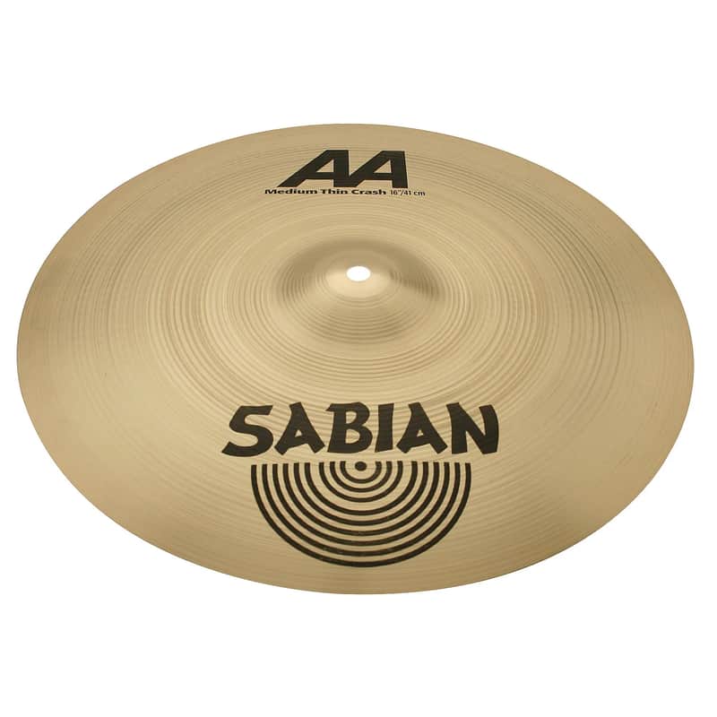 Sabian 16" AA Medium Thin Crash Cymbal 2006 - 2018 image 1