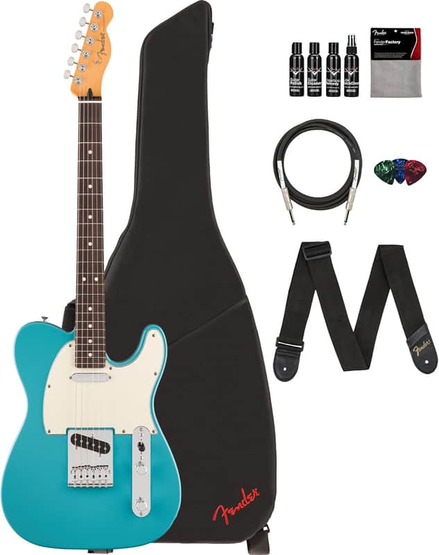 Fender Player II Telecaster - Aquatone Blue w/ Cleaning Kit image 1