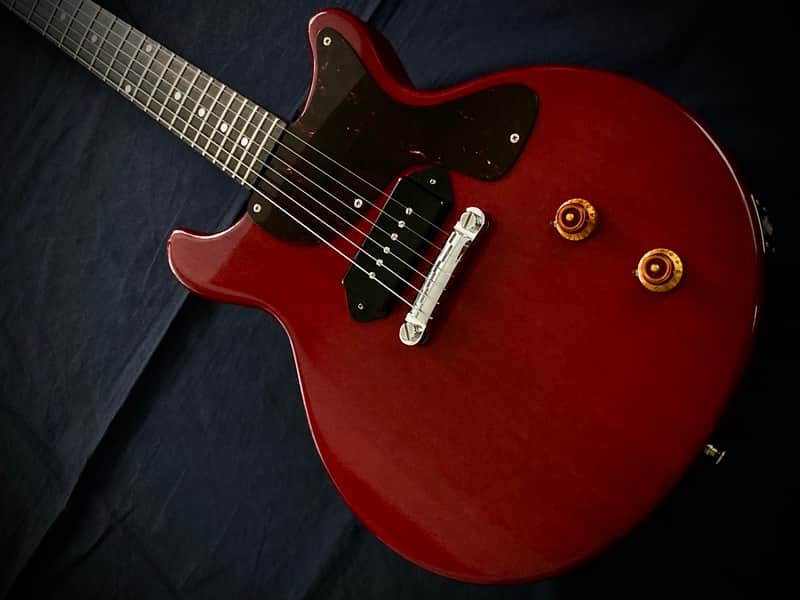 Greco EJR59 DC Les Paul Jr Double Cutway Cherry Red 1980s MIJ Japan vintage image 1
