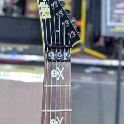 2008 ESP Standard Series KH-2 Kirk Hammett Signature Black MIJ w/ OHSC, All Original image 6