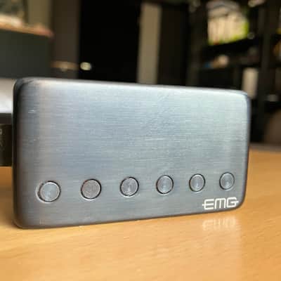 EMG 57-BRBC F-Spaced Active Bridge Humbucker - Brushed Black Chrome image 2
