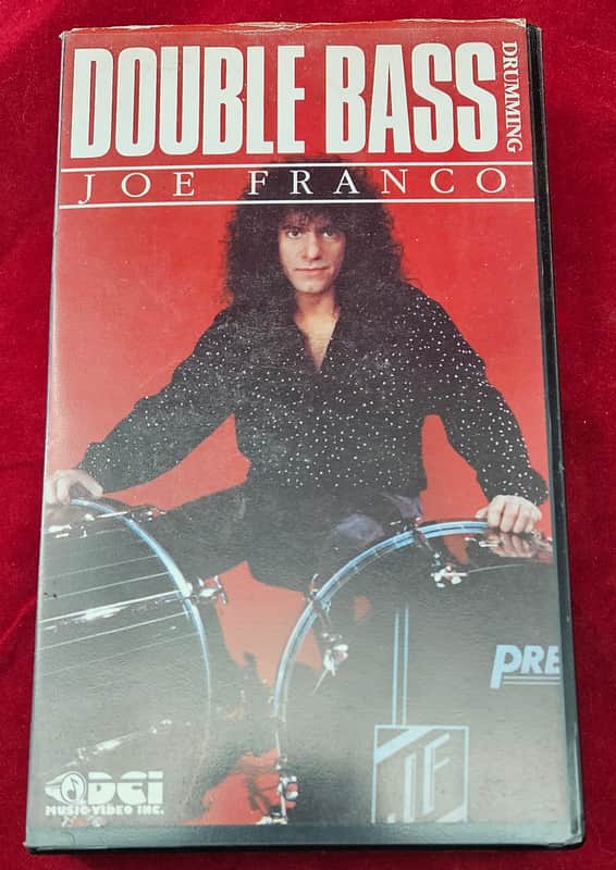 DCI Joe Franco Double Bass Drumming VHS Tape 1988 image 1