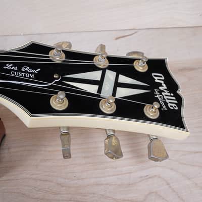 Orville by Gibson LPC Les Paul Custom 1988 Alpine White Lacquer Finish Tim Shaw USA Pickups Japan w/ Hard Case image 4