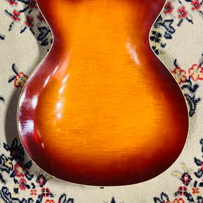 1966 Kay K650 Swingmaster USA - Quilted Maple Sunburst w/ Case image 5