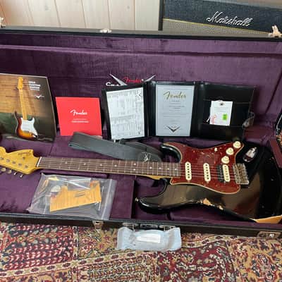 Fender Limited Edition Custom Shop 1967 HSS Strat Relic 2024 - Aged Black image 16
