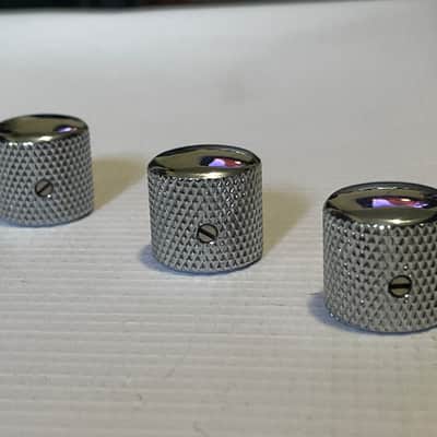3 - 2000's Jackson Dinky Factory Chrome Dome Knobs Set Screw