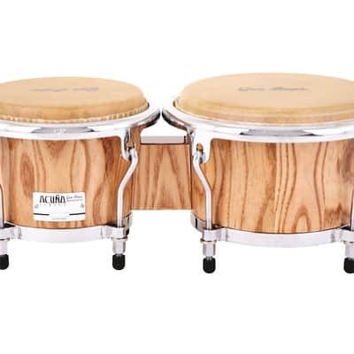 Gon Bops Alex Acuna Bongo Set 7"/8.5" North American Ash Natural Lacquer | NEW Authorized Dealer image 1
