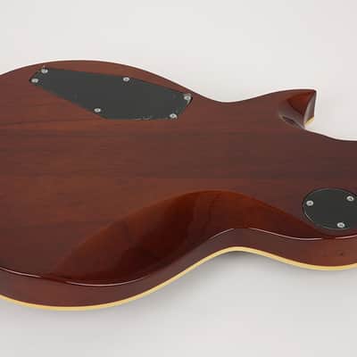 Swing MLP-100 Single Cutaway Electric Guitar Tiger Eye Flame Maple Top HH Bild 4