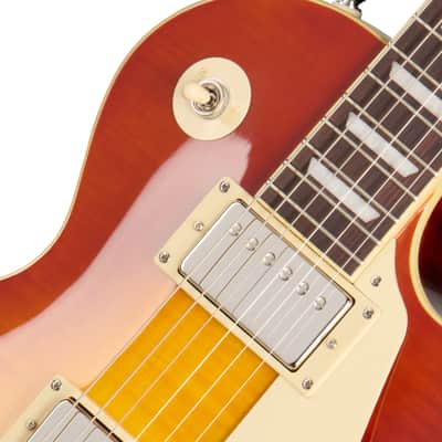 Epiphone Les Paul Standard 50s Washed Cherry Sunburst - Single Cut Electric Guitar image 4